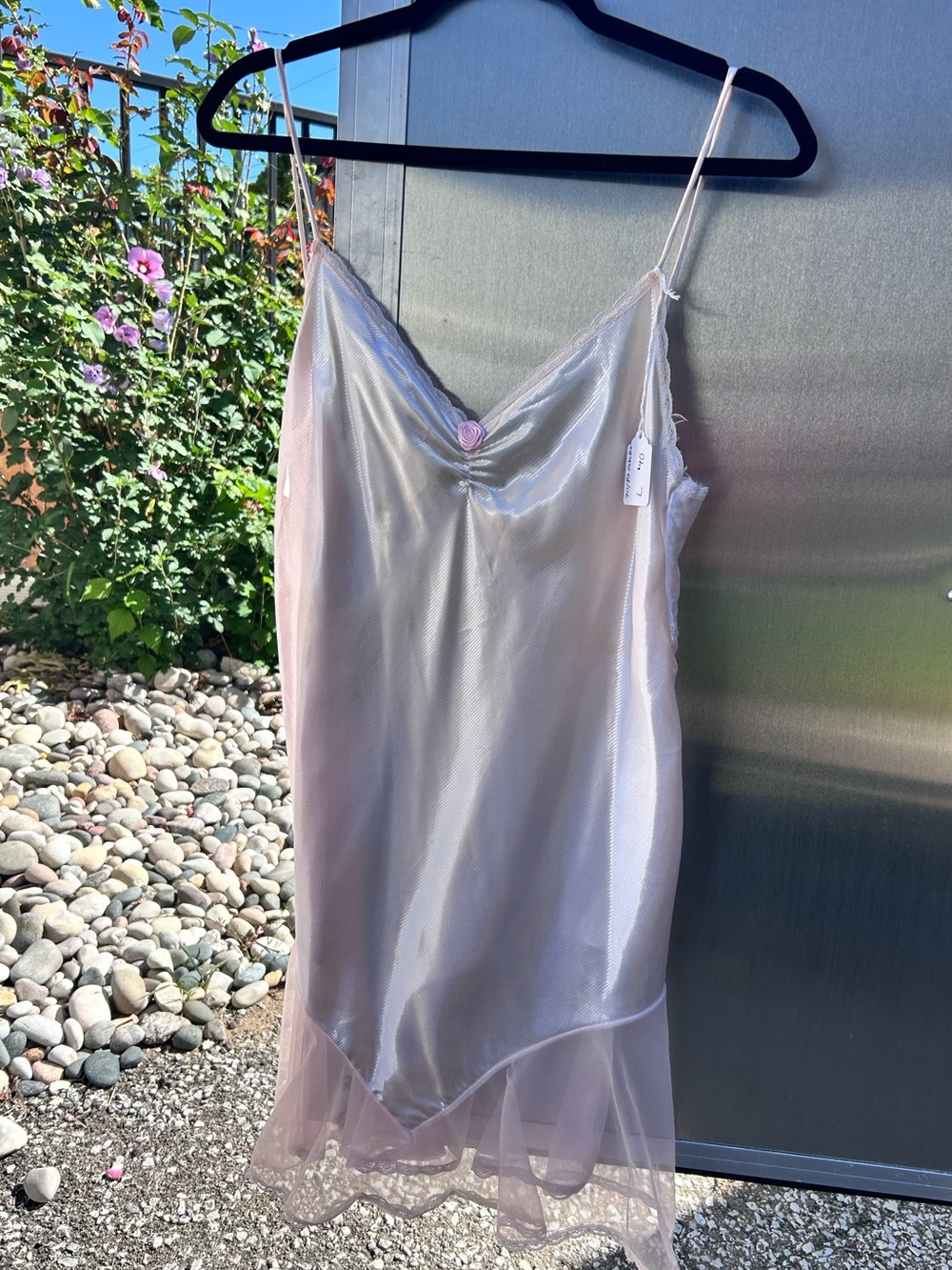 Vintage silky night slip